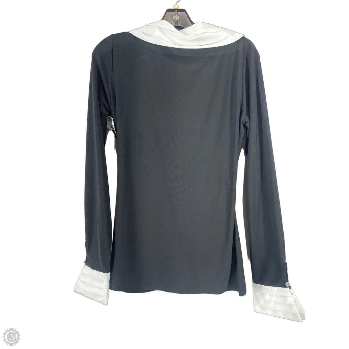 Top Long Sleeve By White House Black Market In Black, Size: M