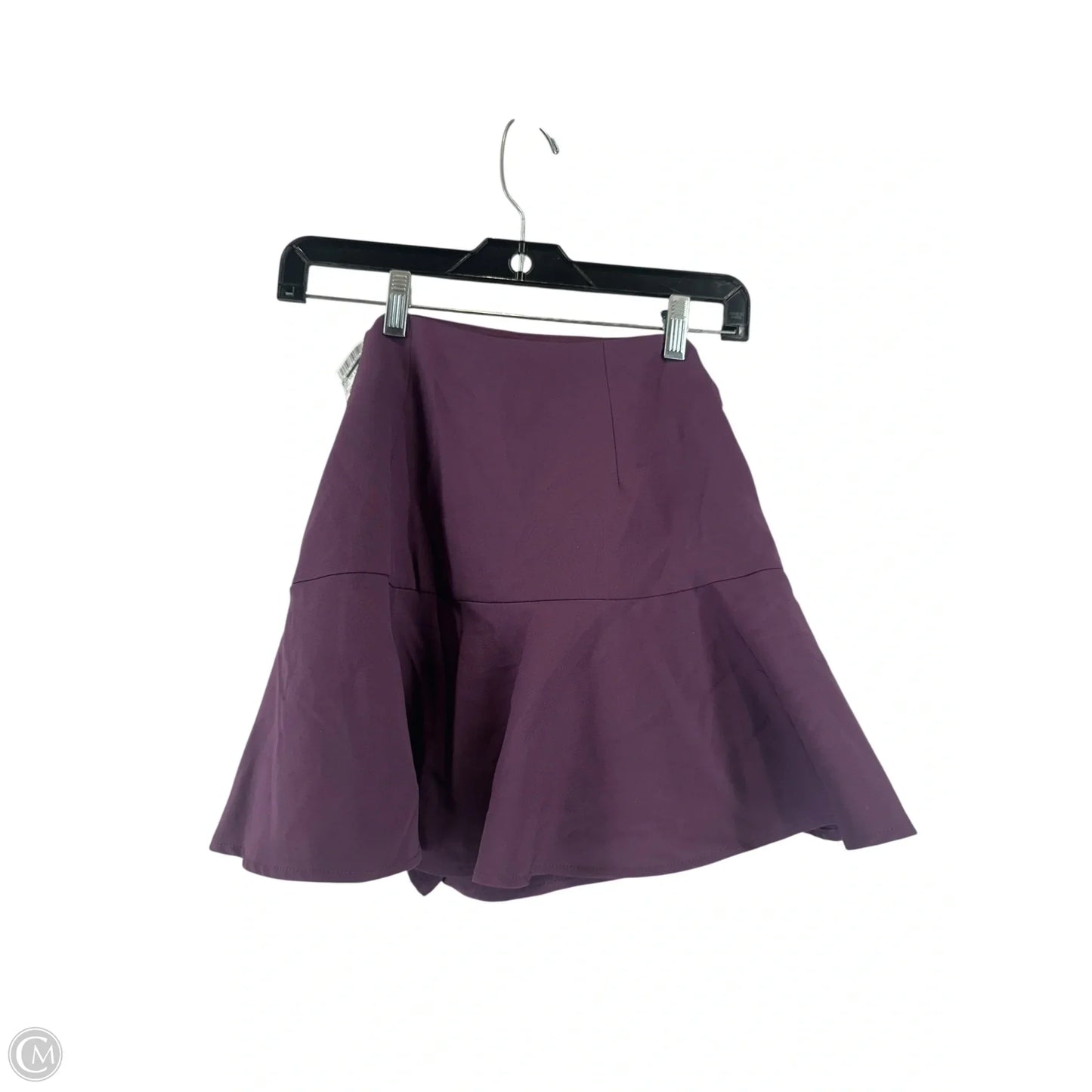 Skirt Mini & Short By Zara In Purple, Size: Xs