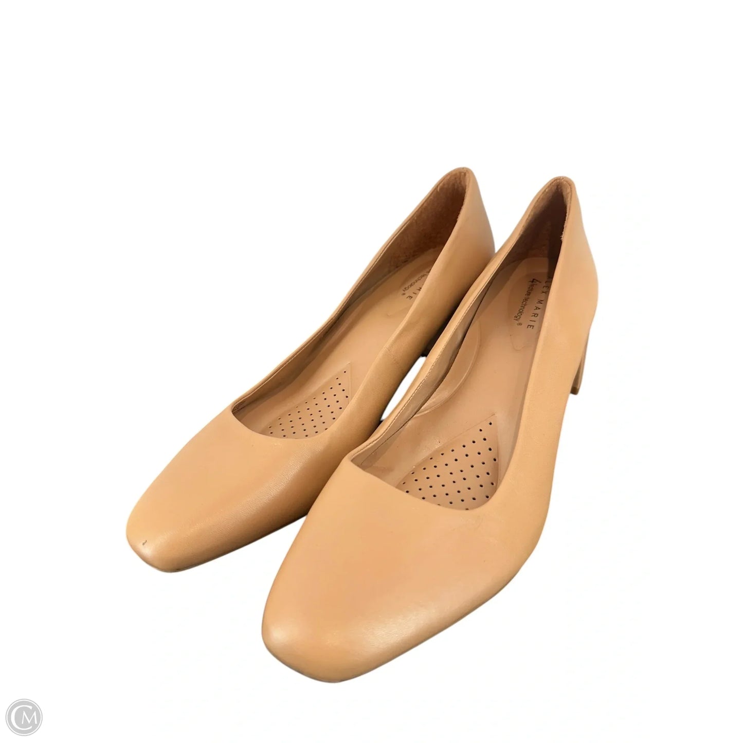 Shoes Heels Block By Alex Marie In Tan, Size: 11