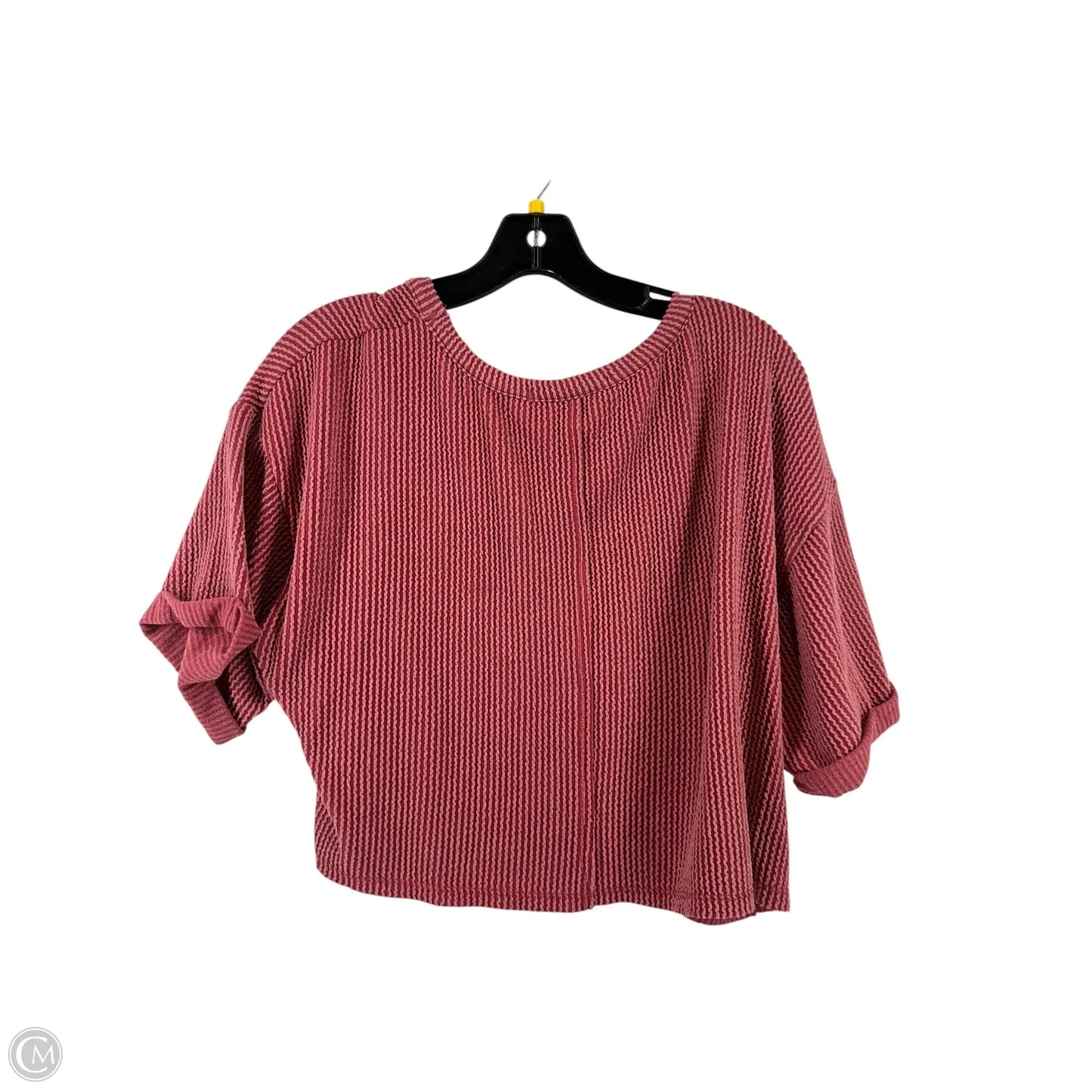 Top Short Sleeve By Altard State In Pink, Size: M