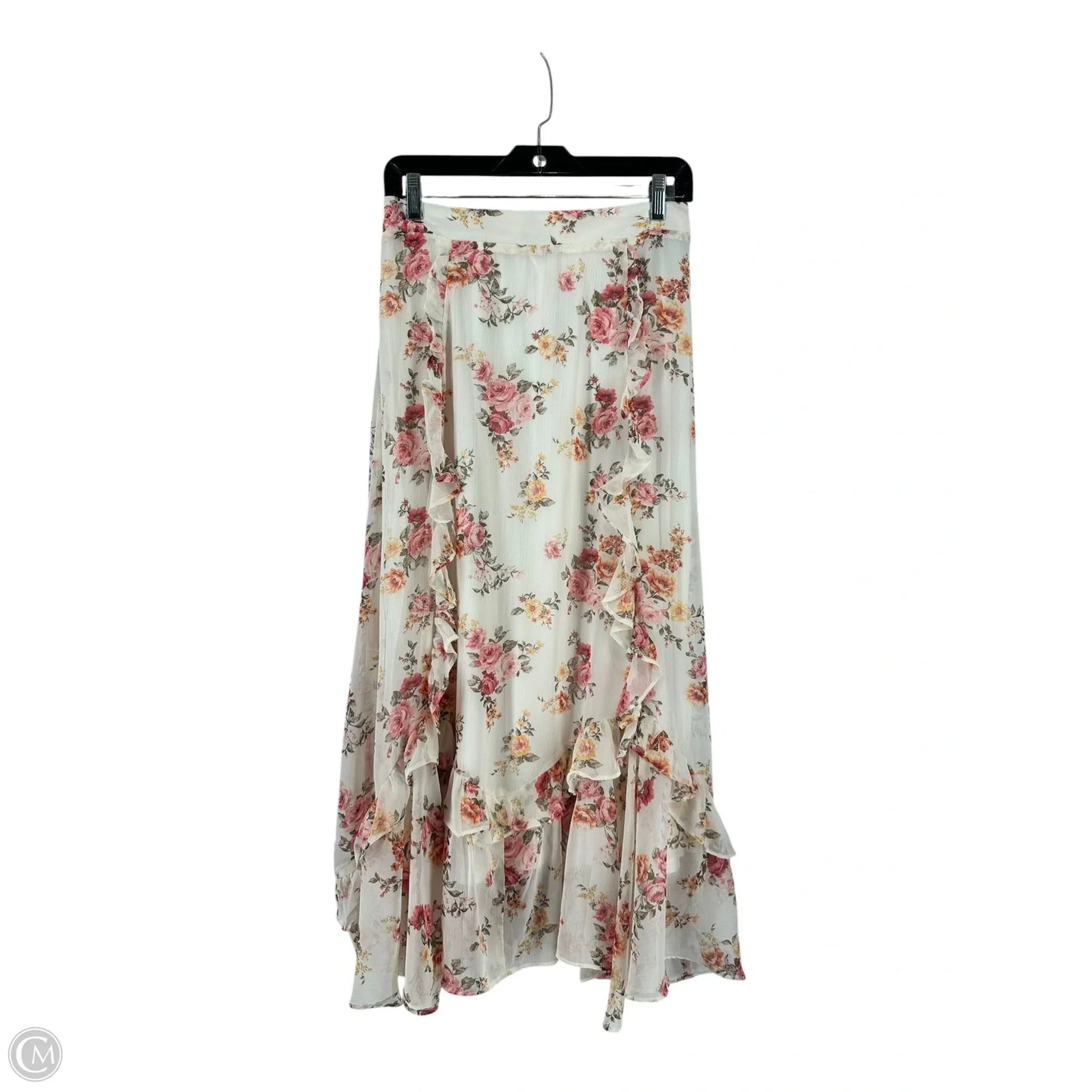 Skirt Maxi By Altard State In Pink & White, Size: L