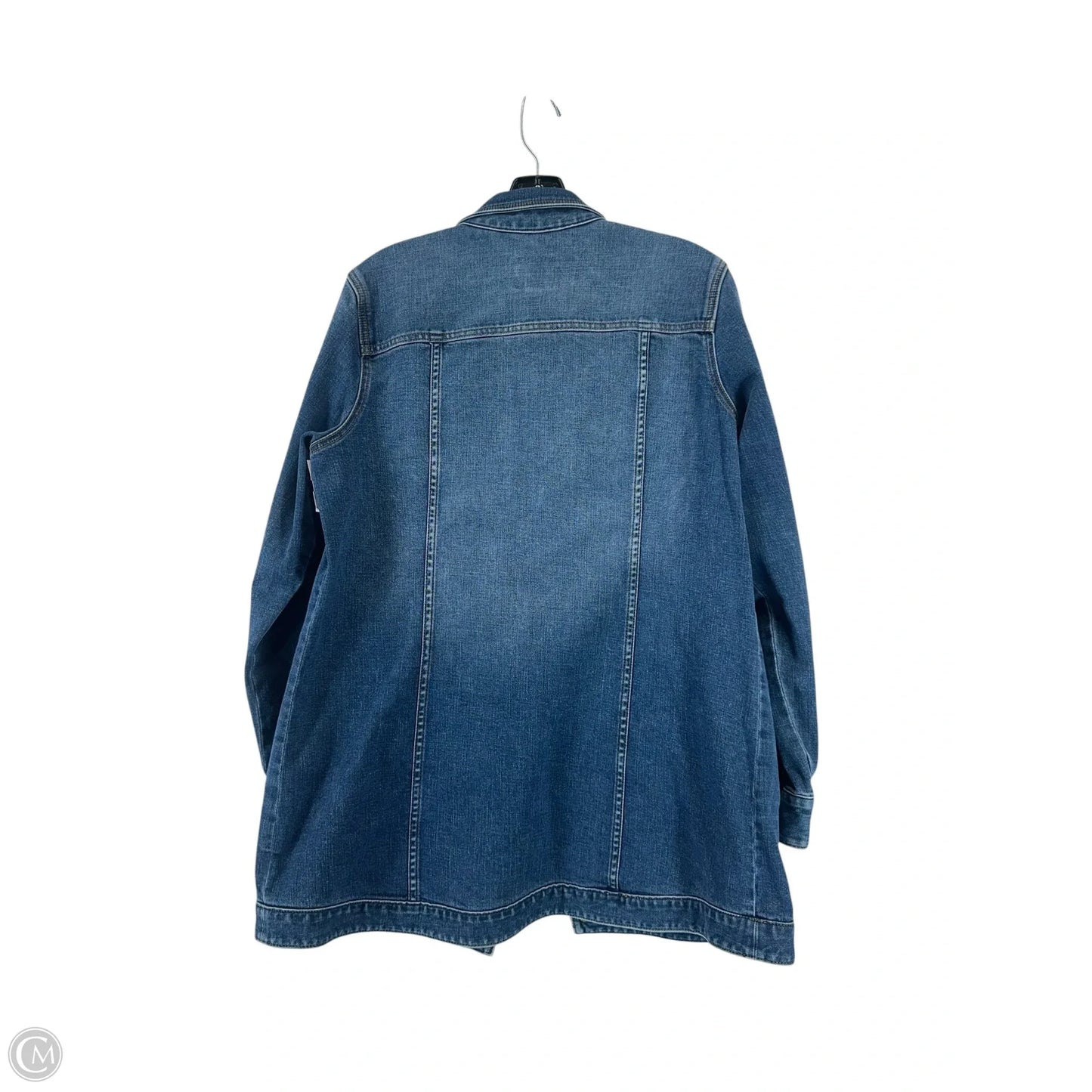 Jacket Denim By Liverpool In Blue Denim, Size: L