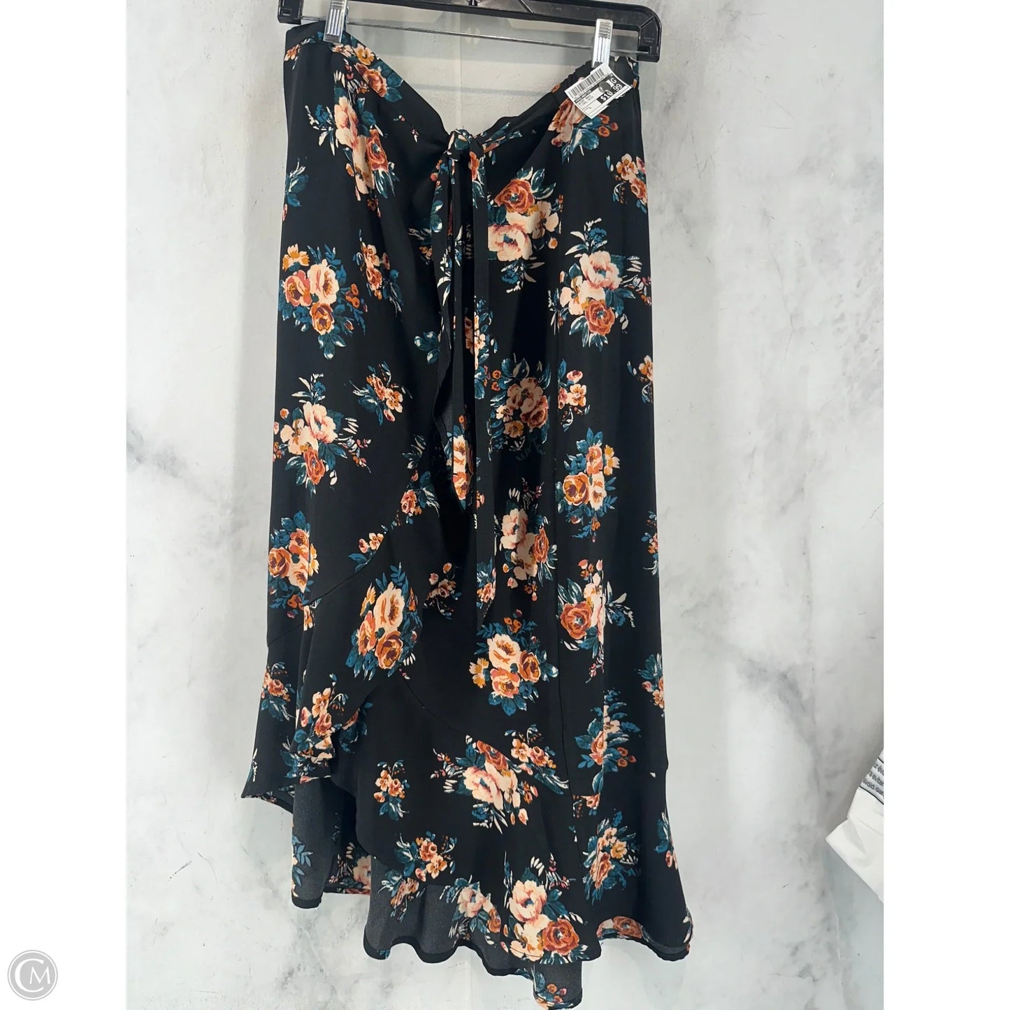 Skirt Maxi By Xhilaration In Floral Print, Size: L
