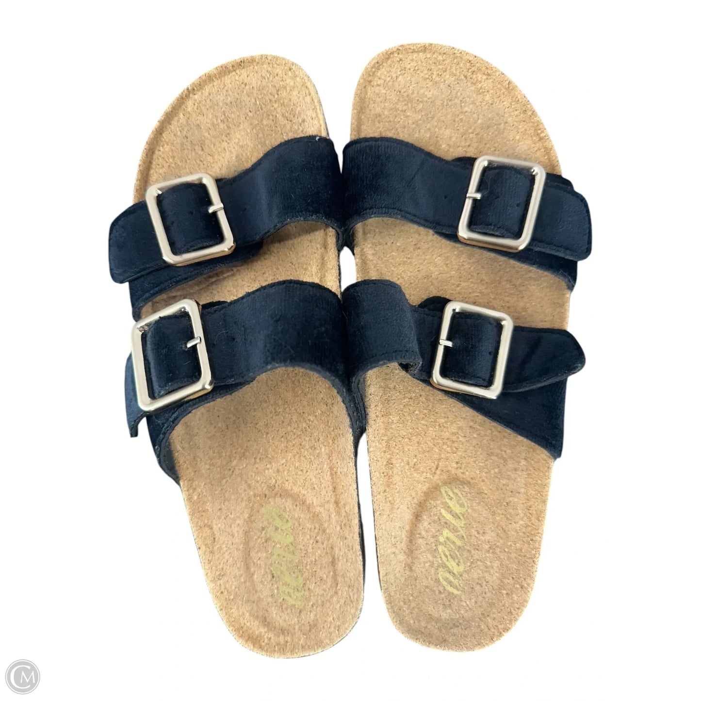 Sandals Flats By Aerie In Black, Size: 8