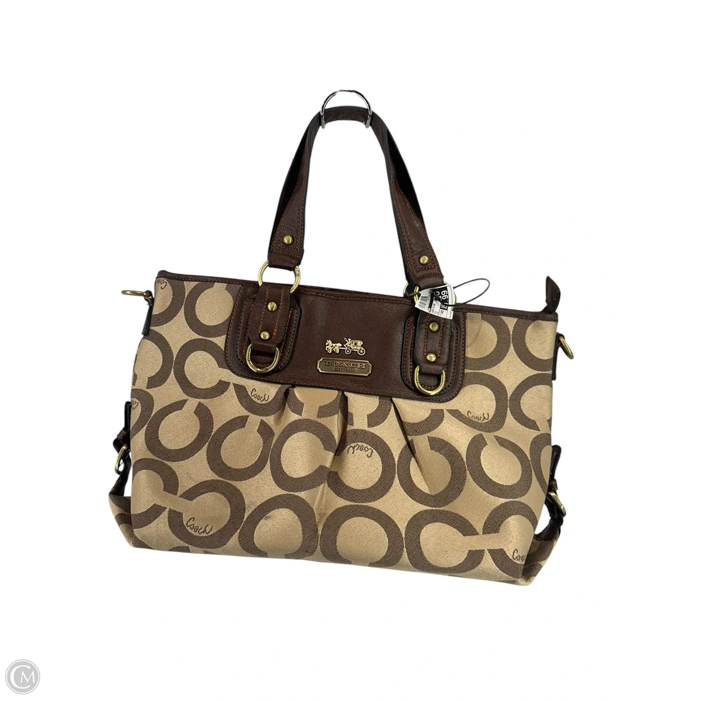 Handbag Designer By Coach, Size: Large