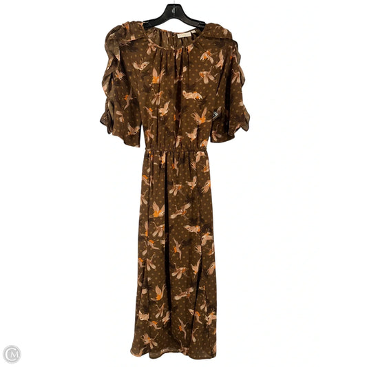 Dress Casual Maxi By Clothes Mentor In Brown, Size: M