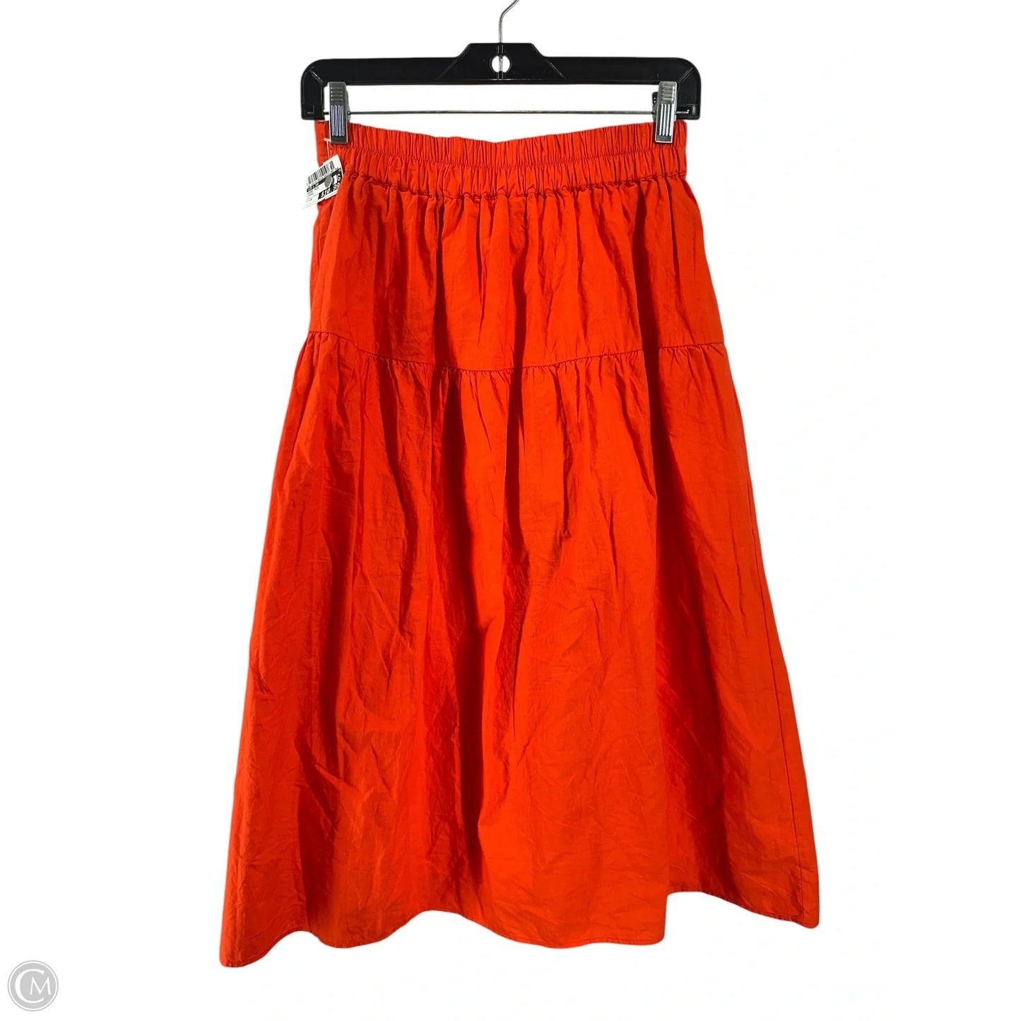 Skirt Midi By Sim & Sam In Orange, Size: M