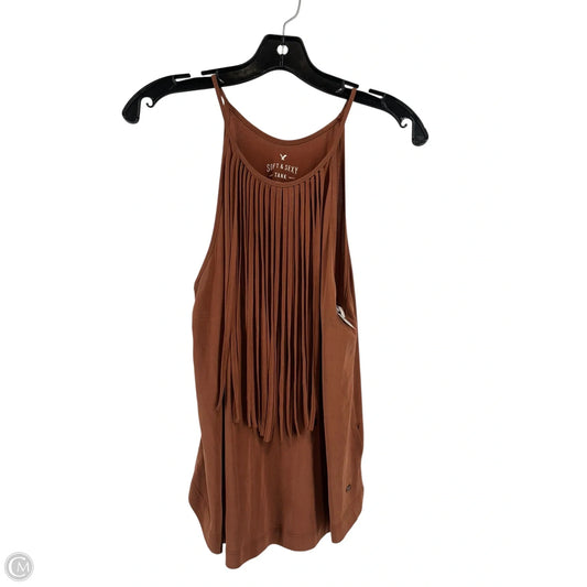 Top Sleeveless By Clothes Mentor In Brown, Size: Xs