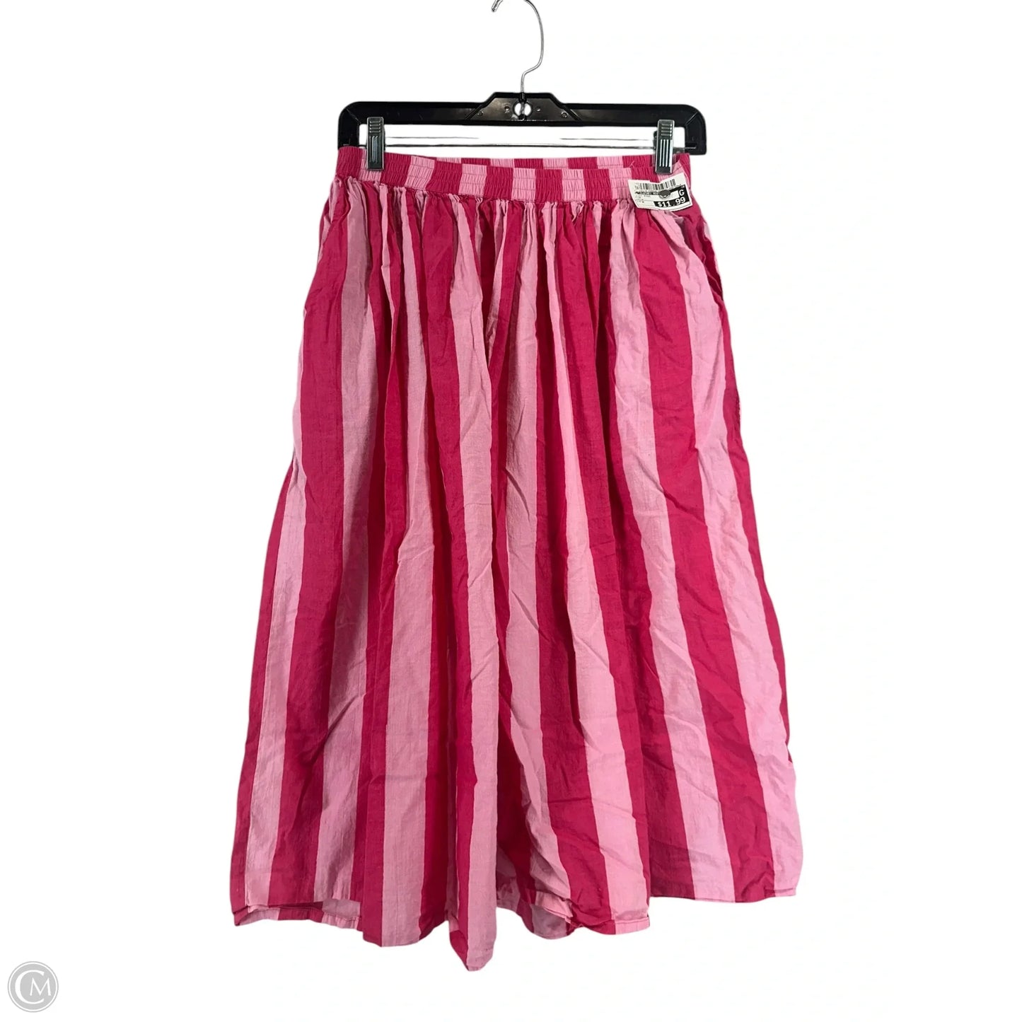 Skirt Midi By Clothes Mentor In Pink, Size: M