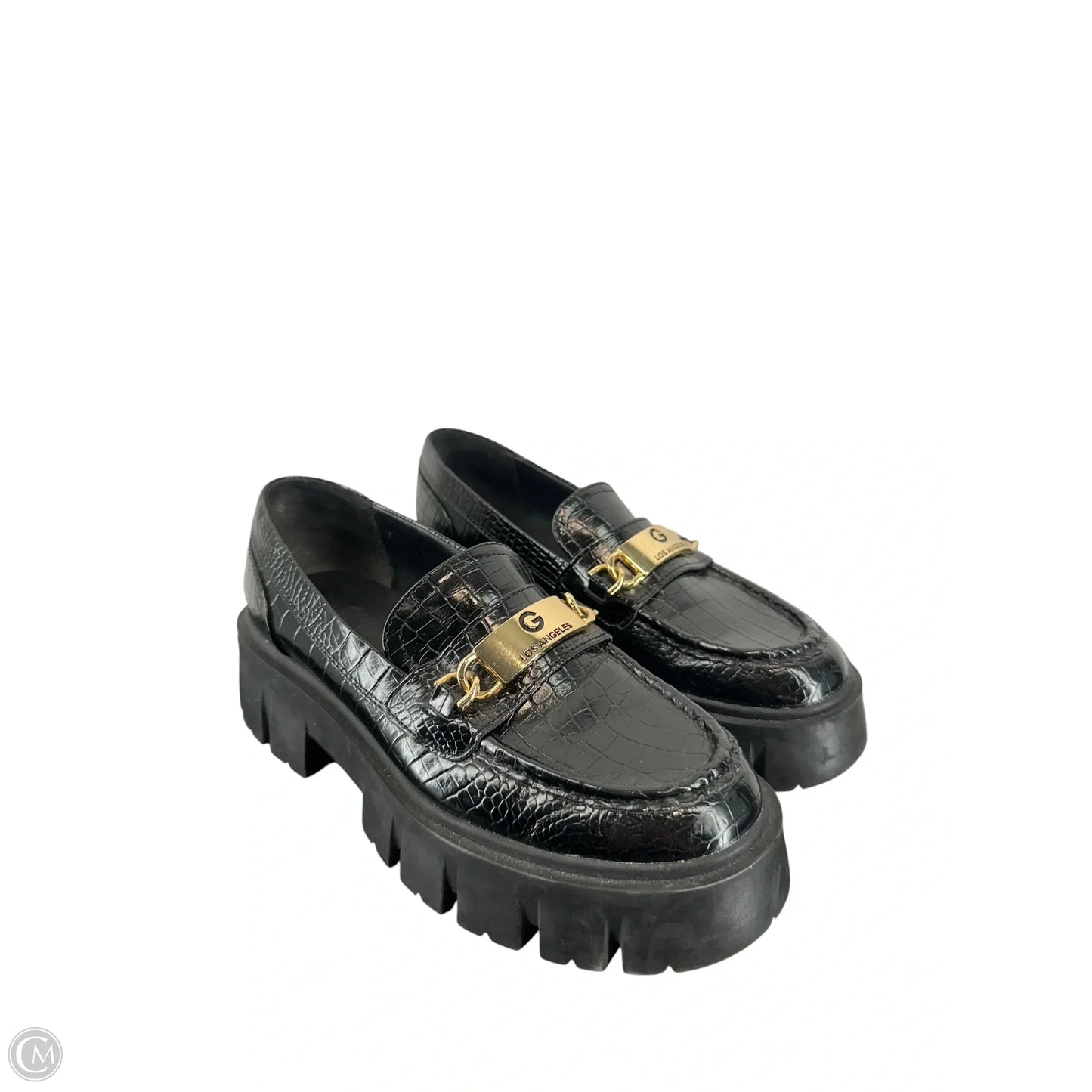 Shoes Flats By Clothes Mentor In Black, Size: 7.5