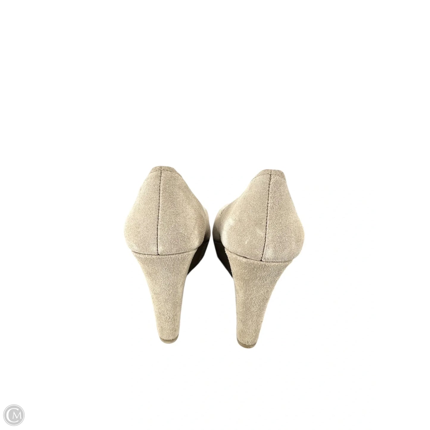 Shoes Heels Wedge By Express In Taupe, Size: 9