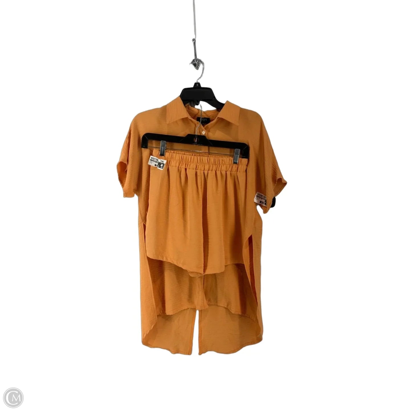 Skirt Set 2pc By Clothes Mentor In Orange, Size: S
