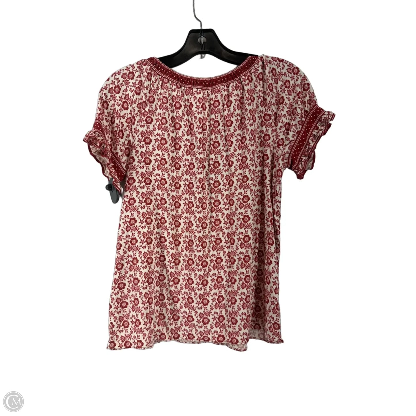 Top Short Sleeve By Clothes Mentor In Red, Size: S