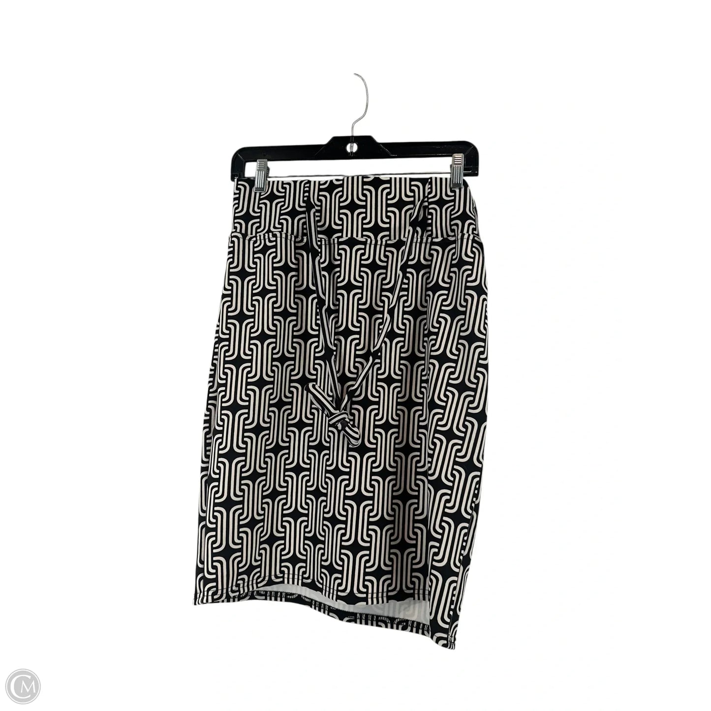 Skirt Maxi By Clothes Mentor In Black & White, Size: Lp