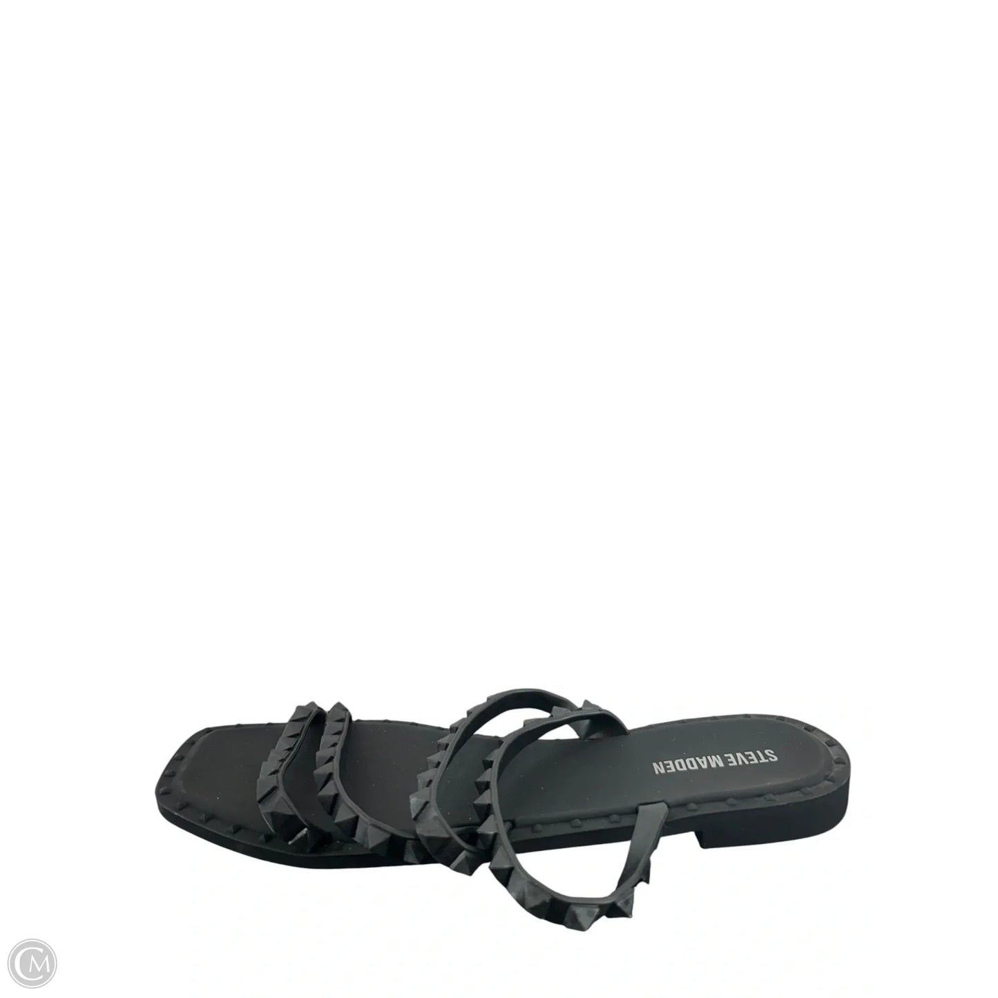 Sandals Flats By Steve Madden In Black, Size: 9