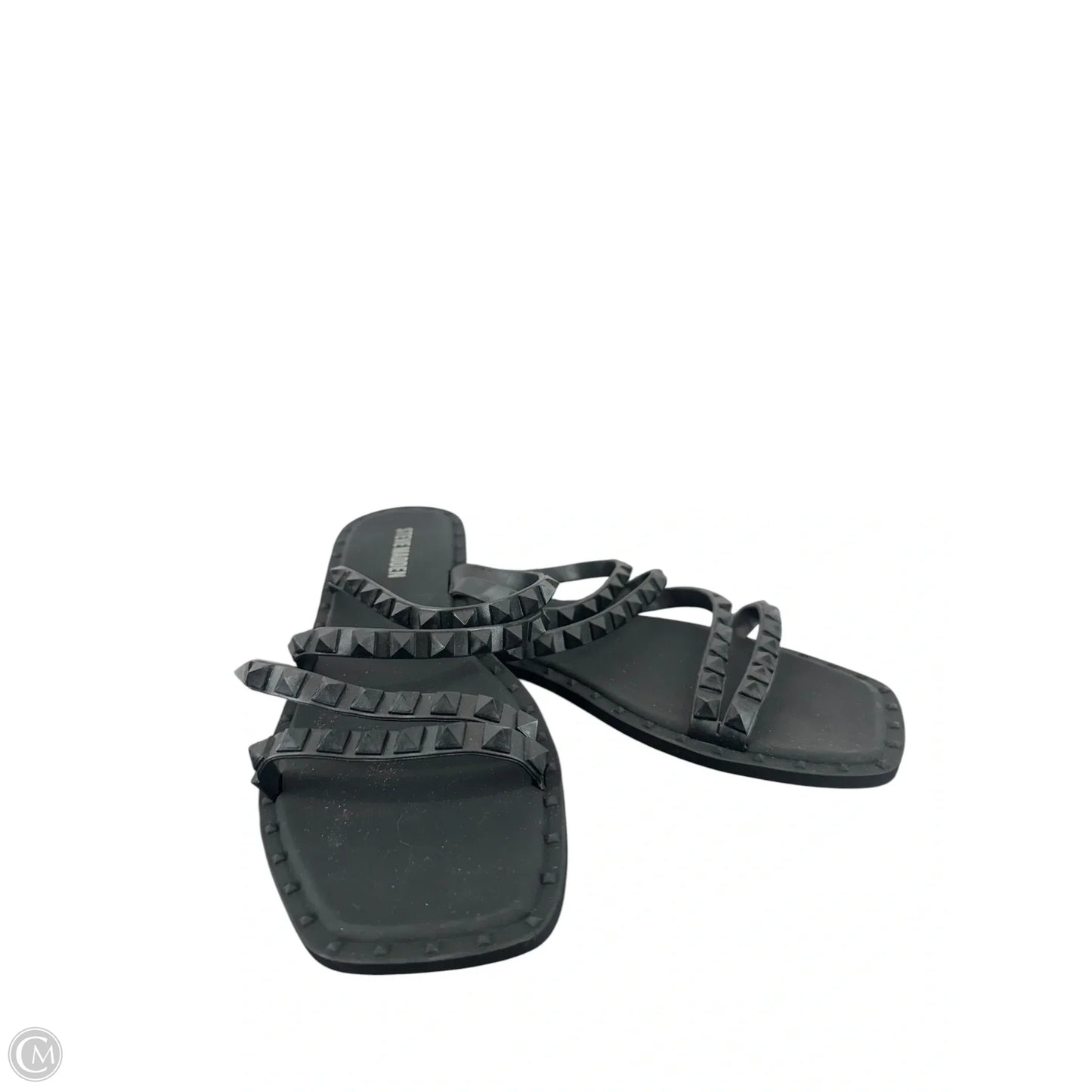 Sandals Flats By Steve Madden In Black, Size: 9