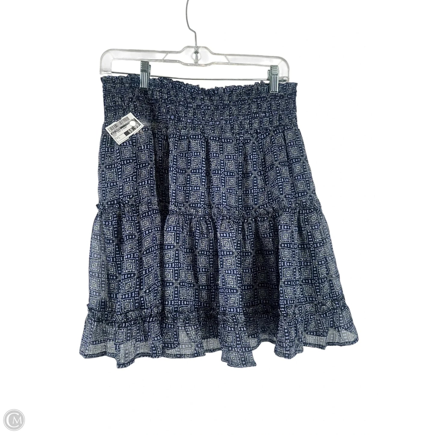 Skirt Mini & Short By Blu Pepper In Navy, Size: L
