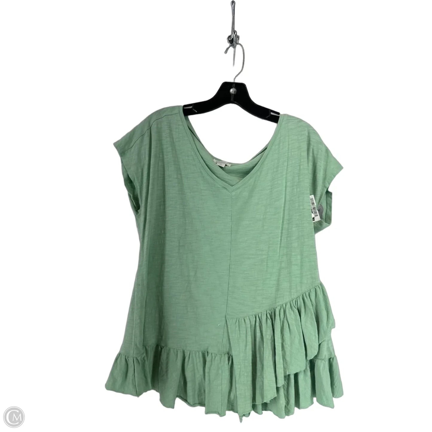 Top Short Sleeve By Sundance In Green, Size: M