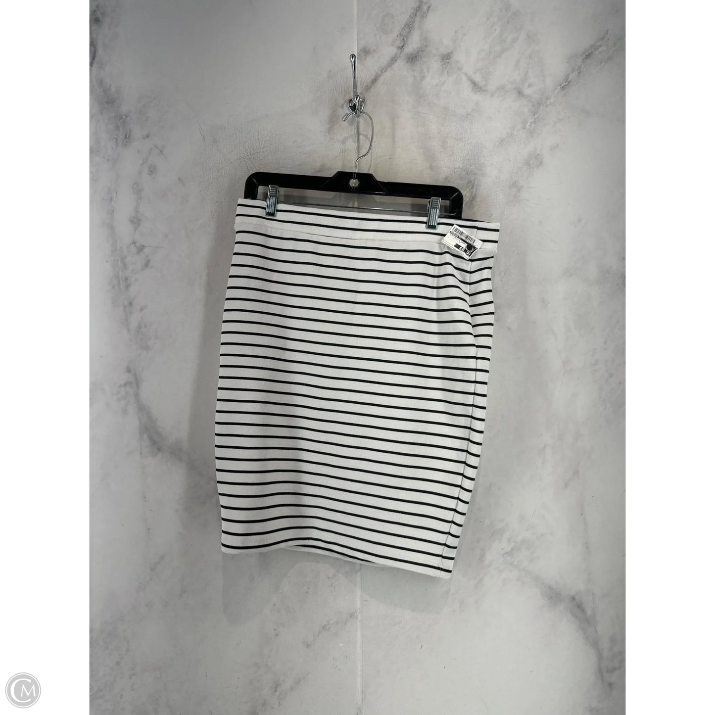 Skirt Mini & Short By Forever 21 In Striped Pattern, Size: Xl