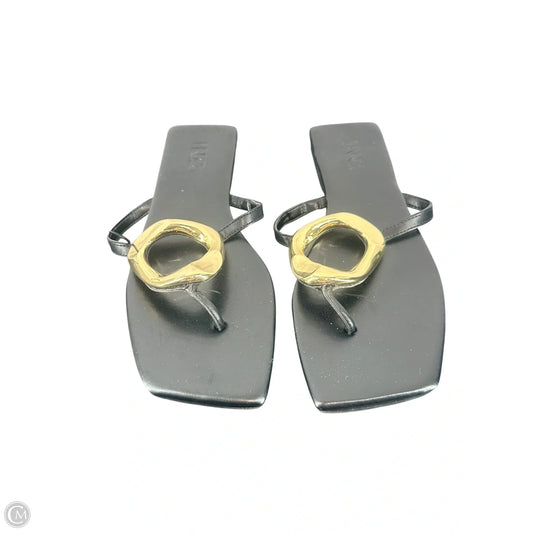 Sandals Flats By Inc In Black, Size: 8.5