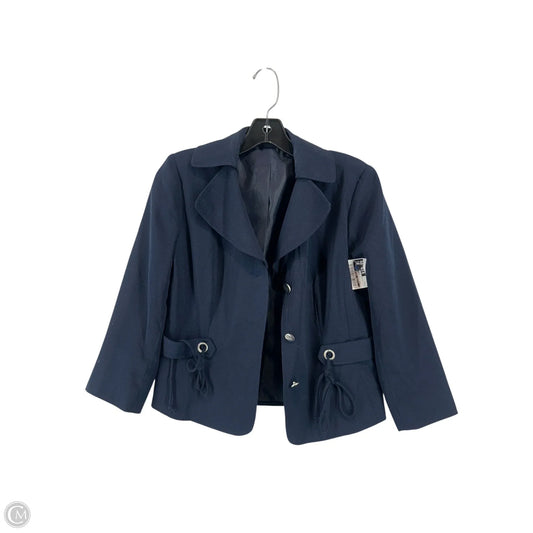 Blazer By Clothes Mentor In Navy, Size: S