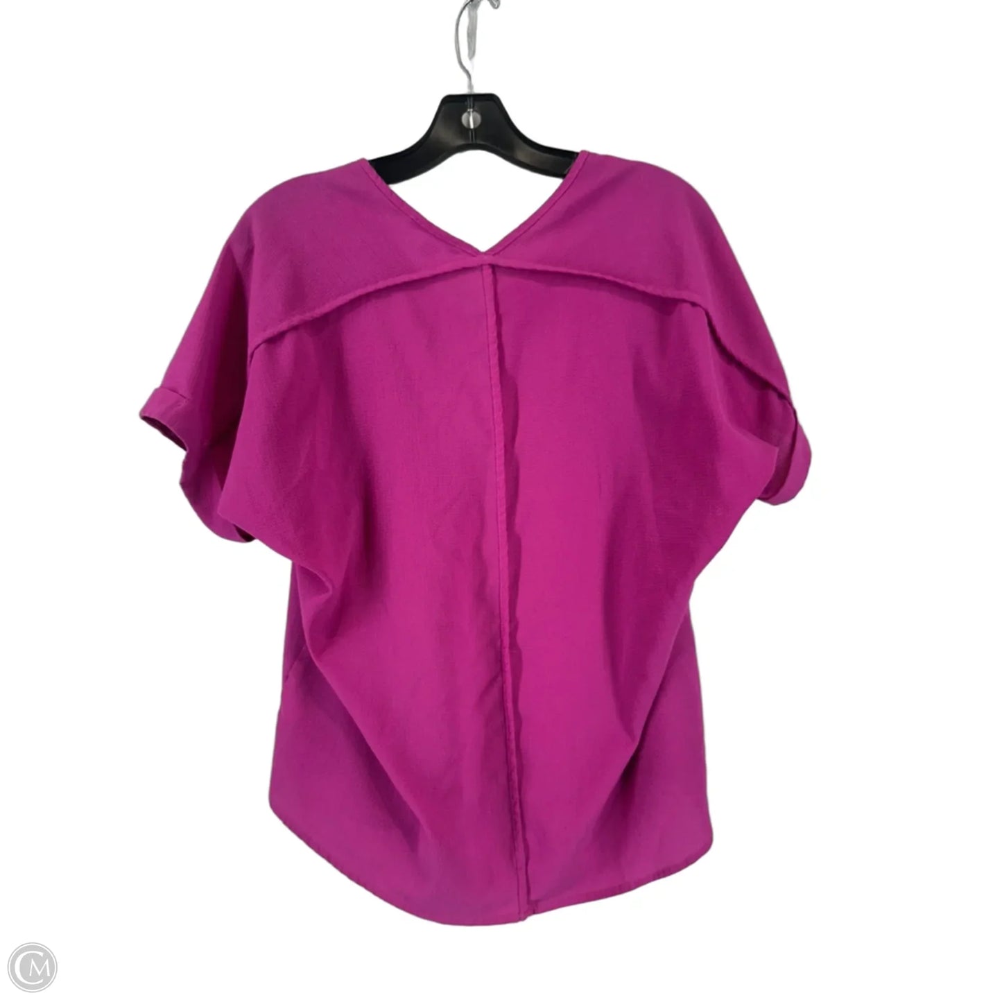 Top Short Sleeve By She + Sky In Purple, Size: S