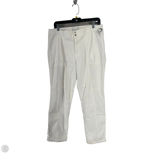 Jeans Straight By White House Black Market In White, Size: 12l