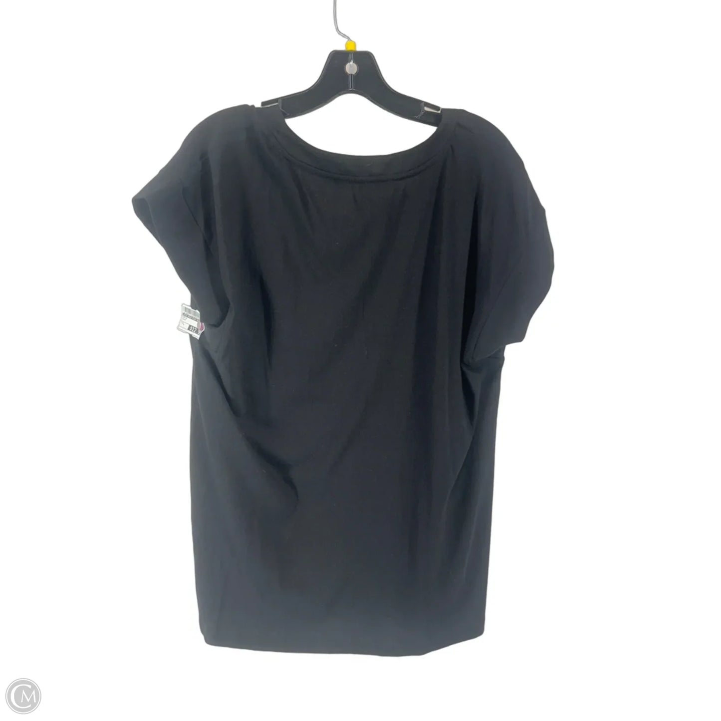 Top Short Sleeve By White House Black Market In Black, Size: L