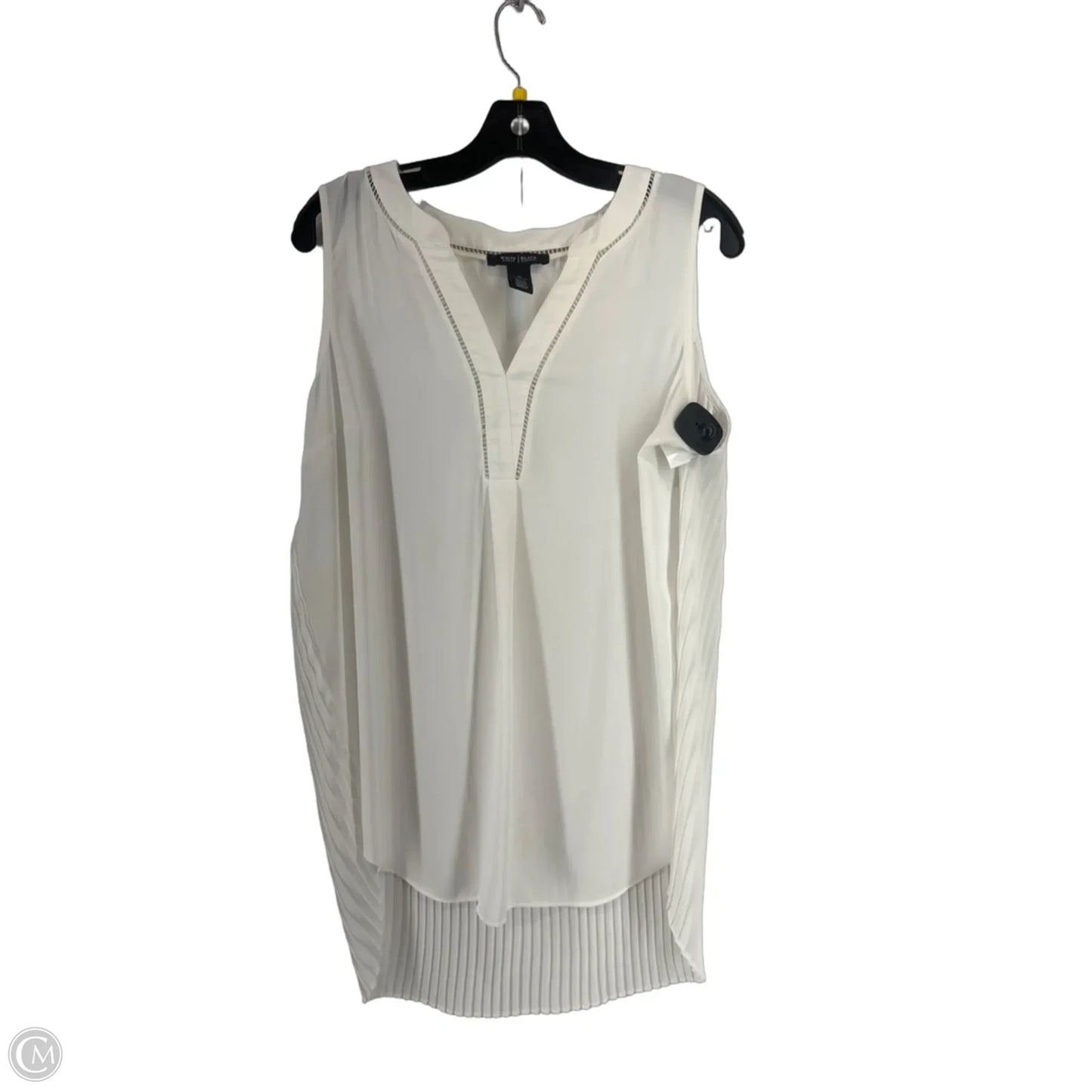 Top Sleeveless By White House Black Market In White, Size: L