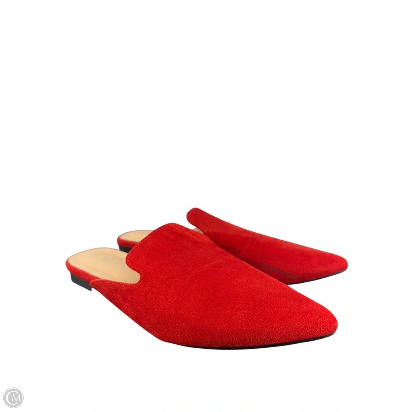 Shoes Flats By Clothes Mentor In Red, Size: 10