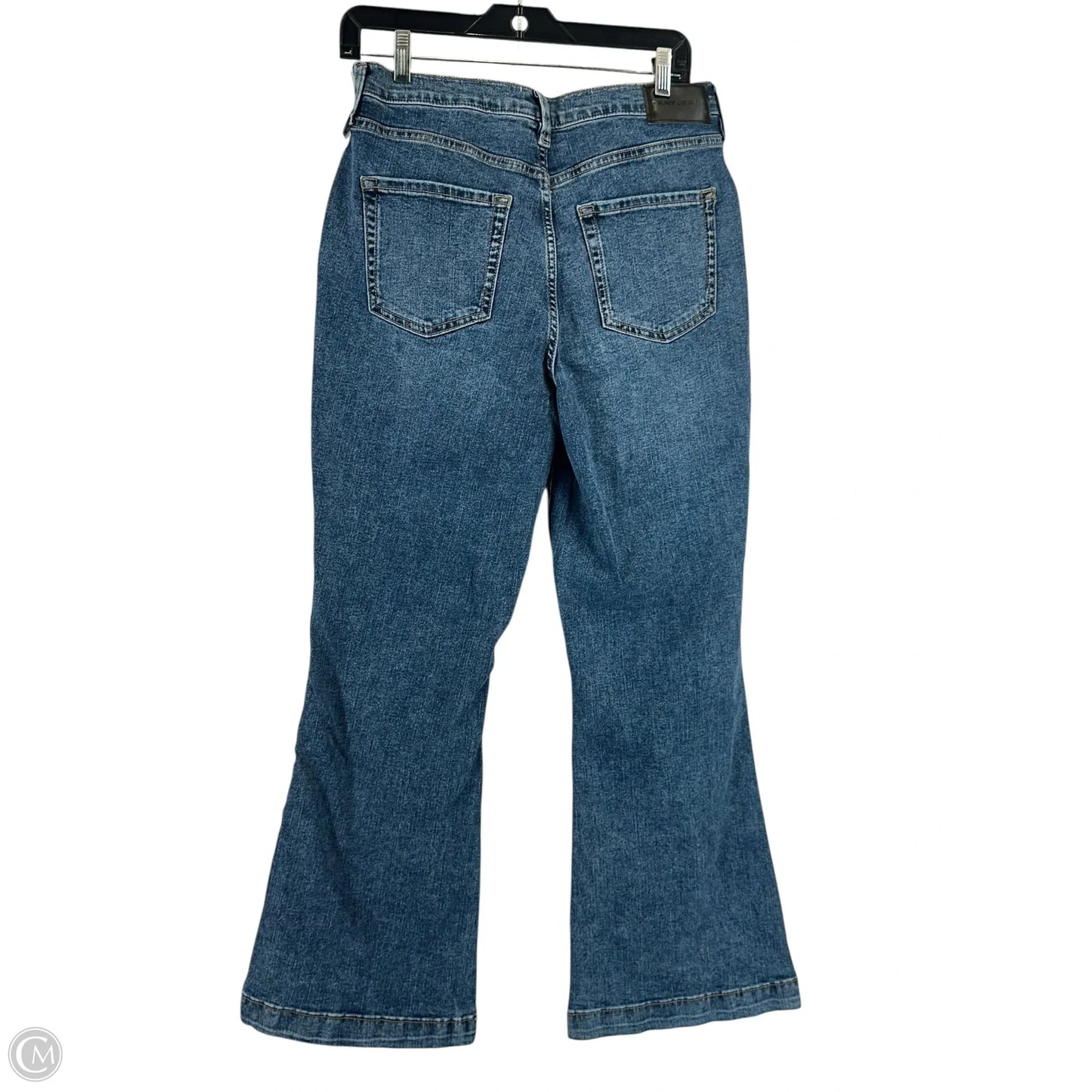 Jeans Flared By Dkny In Navy, Size: 10