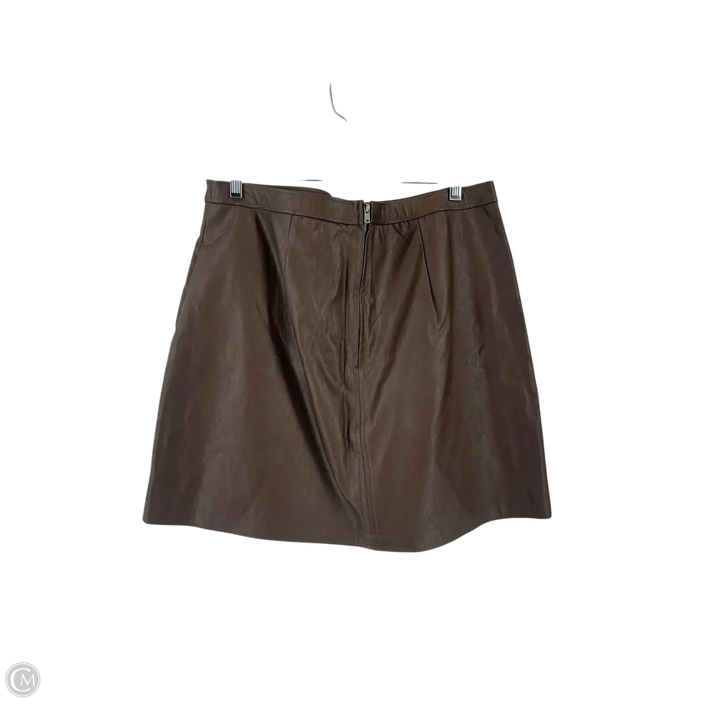 Skirt Midi By Abercrombie And Fitch In Brown, Size: Xl