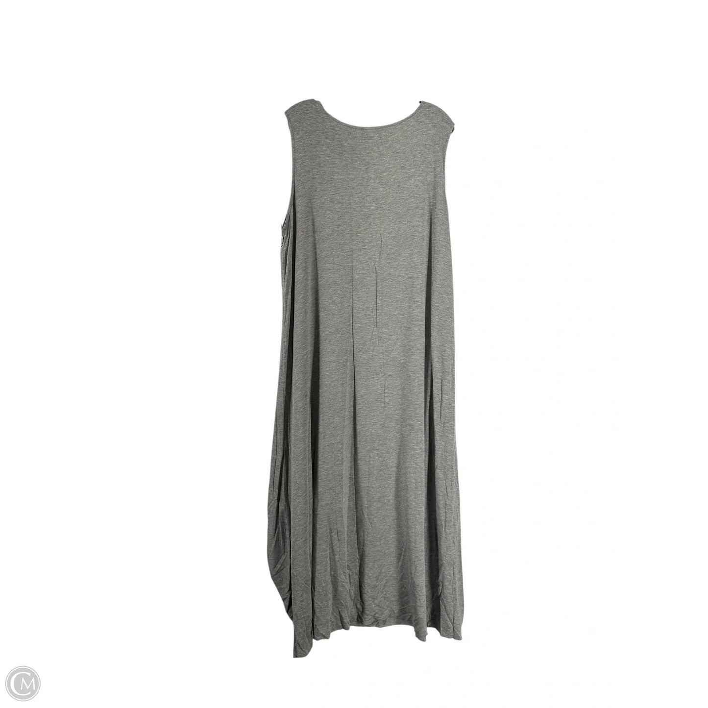 Dress Casual Maxi By Chicos In Grey, Size: 4