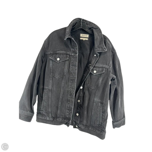 Jacket Denim By Madewell In Black, Size: M