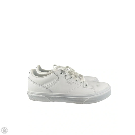 Shoes Sneakers By Vans In White, Size: 8.5