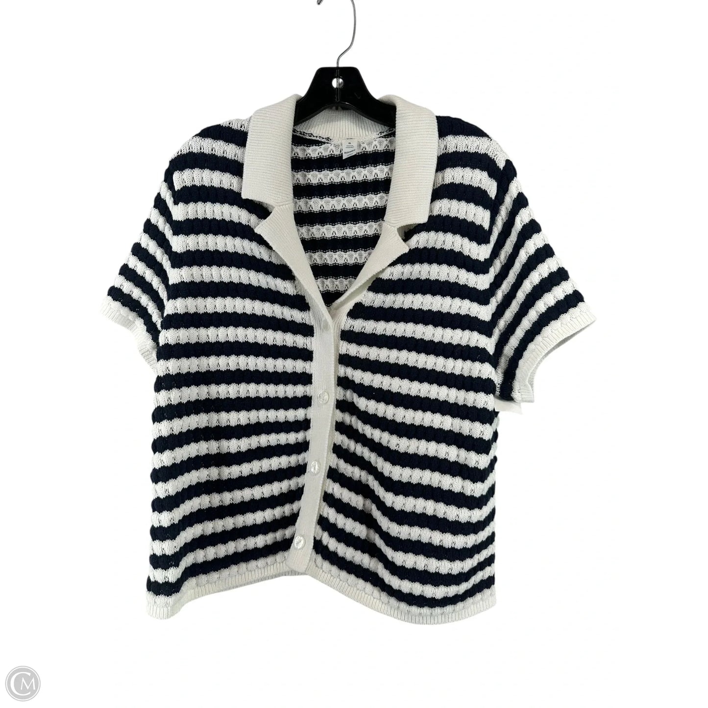 Cardigan By Old Navy In Blue & White, Size: Xl
