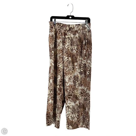 Pants Lounge By C And C In Brown, Size: L