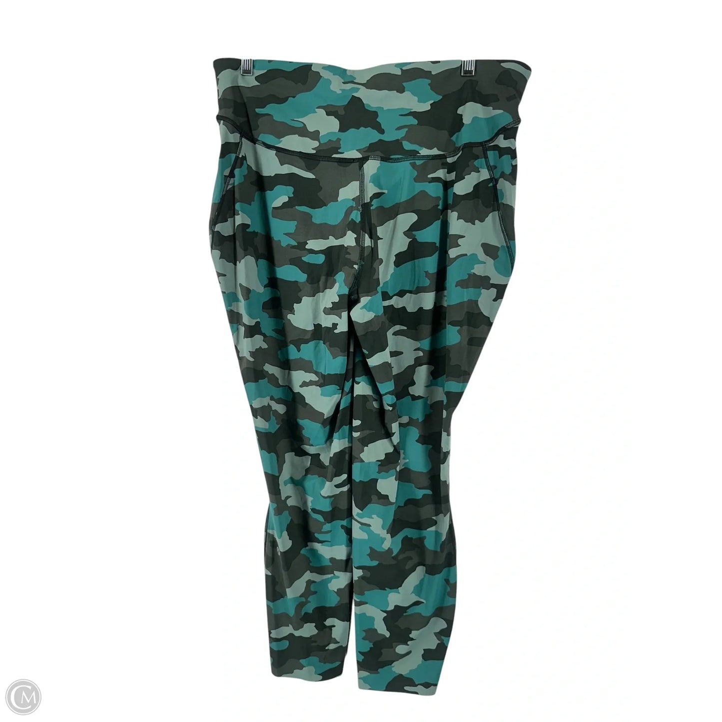 Athletic Leggings By Lululemon In Camouflage Print, Size: 16