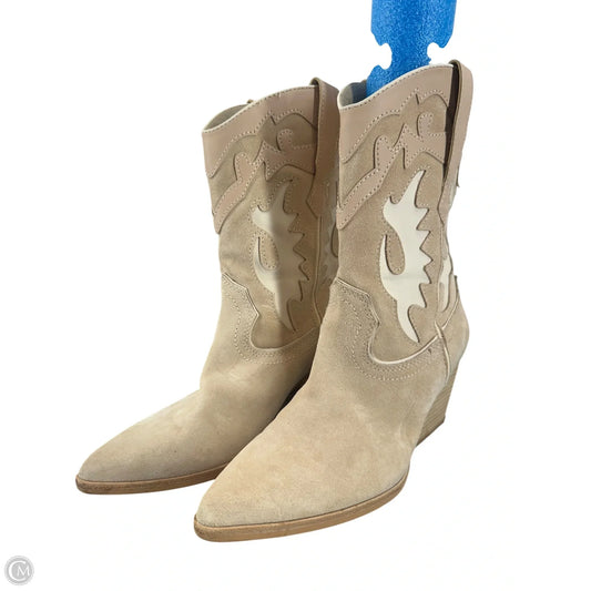 Boots Ankle Heels By Dolce Vita In Beige, Size: 8