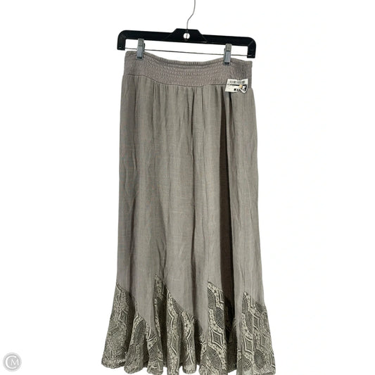 Skirt Maxi By Apt 9 In Grey, Size: S