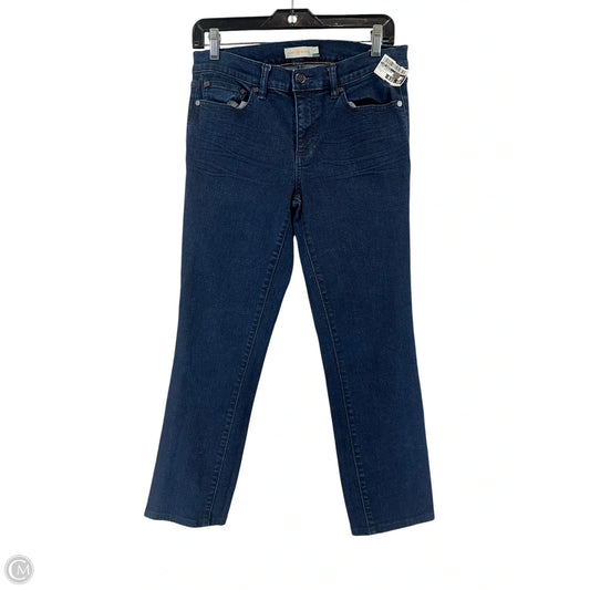 Jeans Designer By Tory Burch In Blue Denim, Size: 8