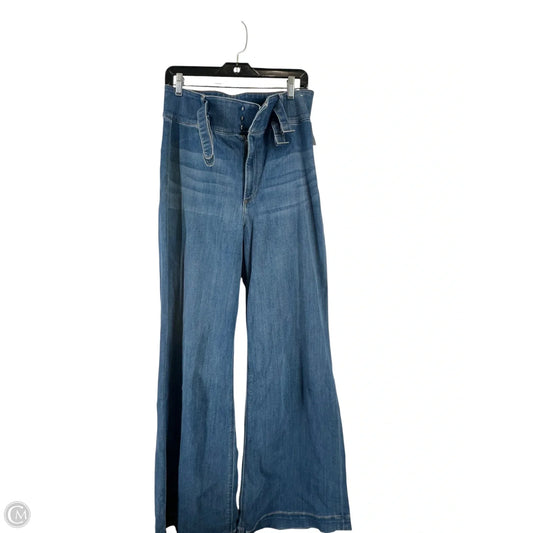 Jeans Boot Cut By Express In Blue Denim, Size: 10