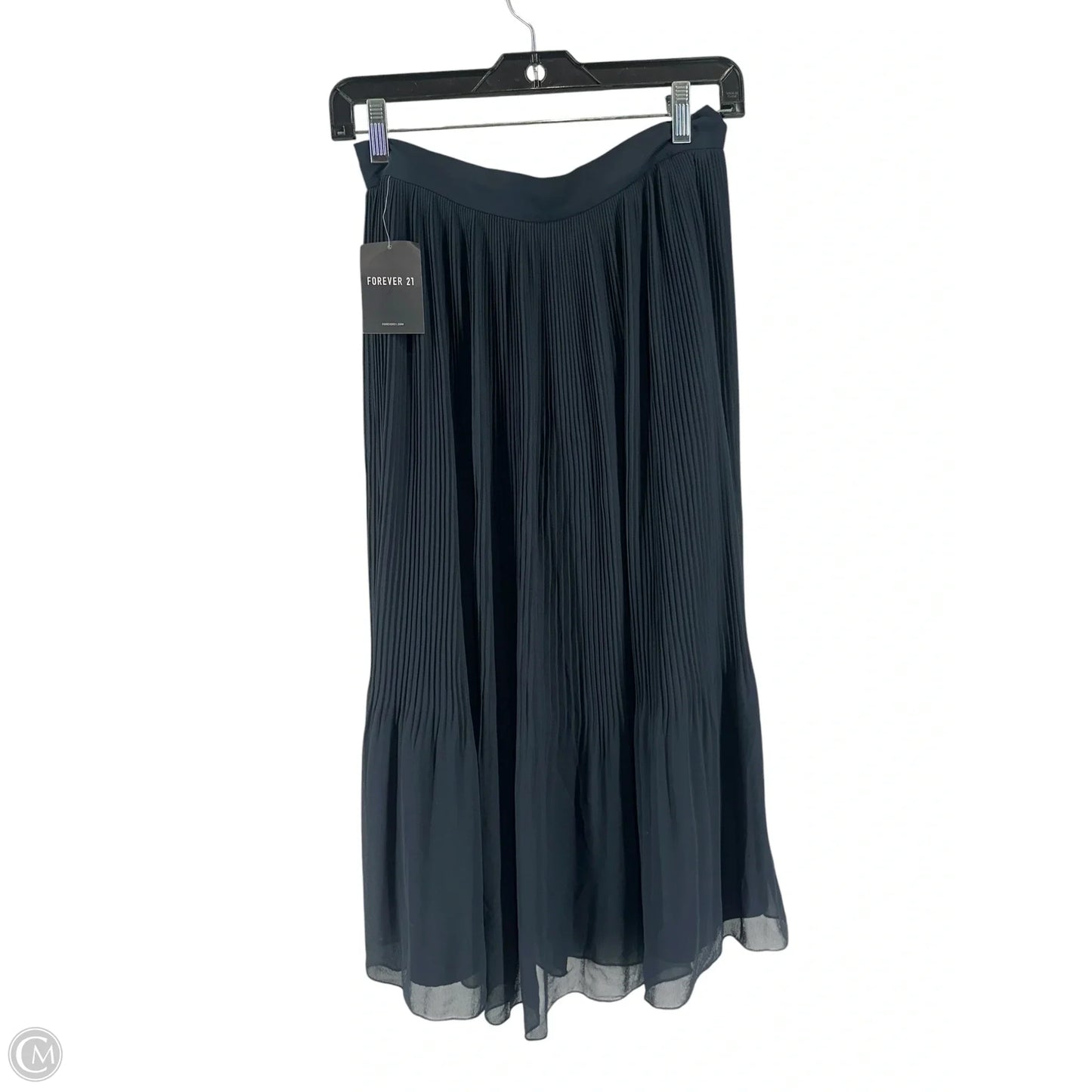 Skirt Midi By Forever 21 In Black, Size: M
