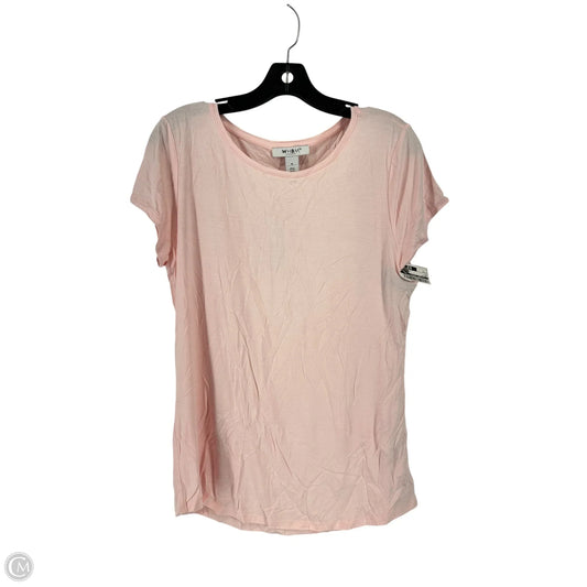 Top Short Sleeve By Clothes Mentor In Pink, Size: M