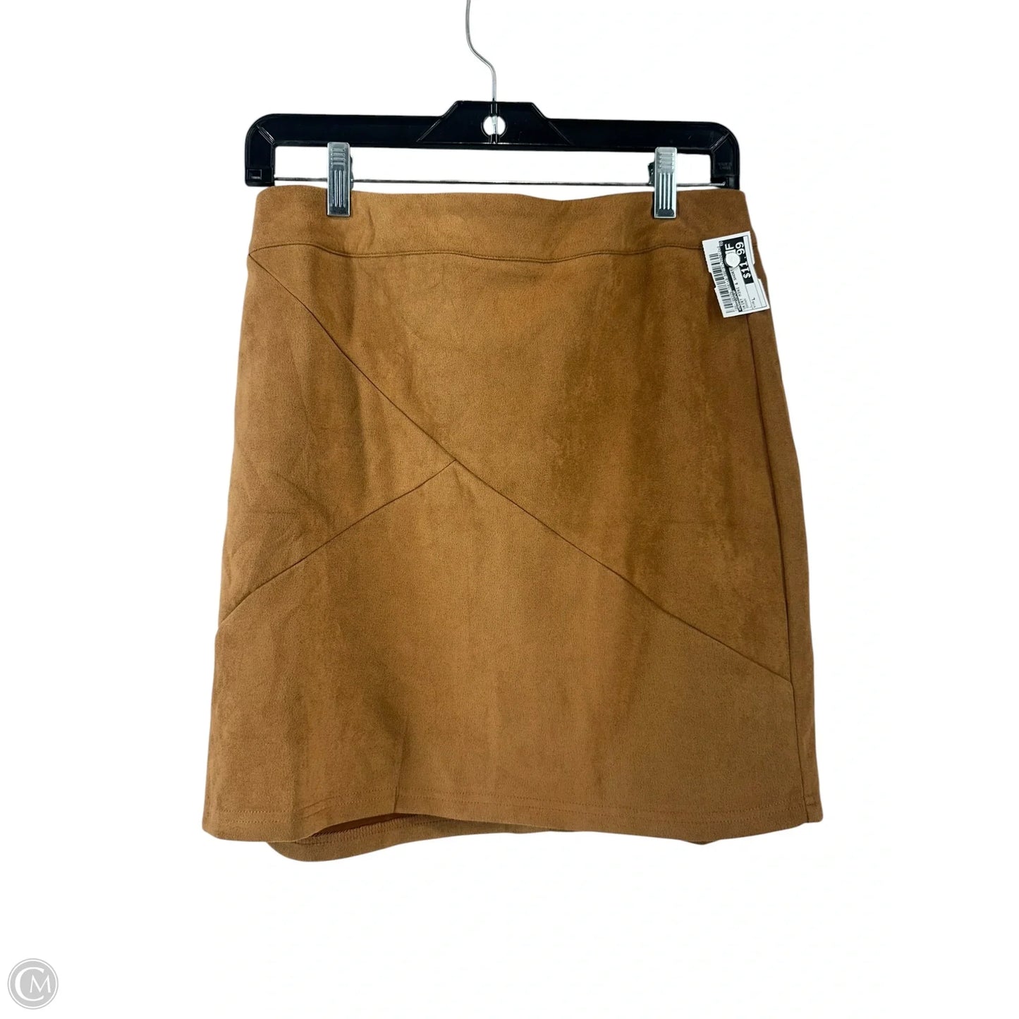 Skirt Mini & Short By Mangopop In Brown, Size: L
