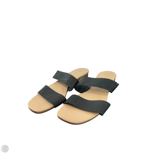 Sandals Heels Block By A New Day In Black, Size: 9