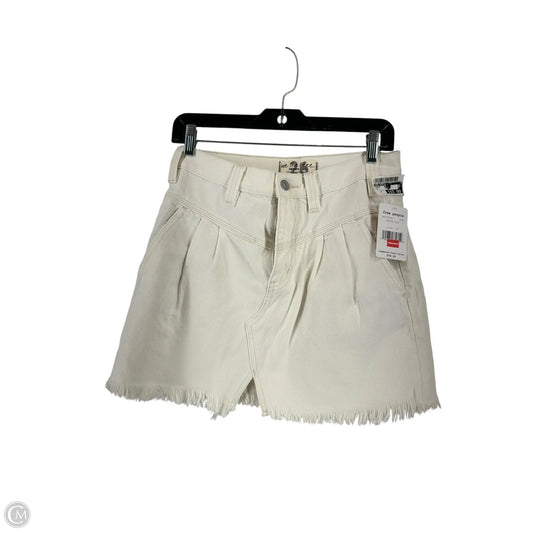Shorts By Free People In White, Size: 26
