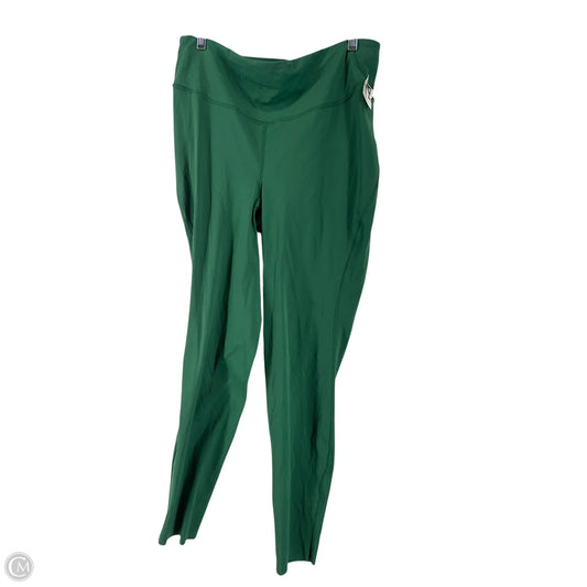 Athletic Leggings By Lululemon In Green, Size: 14