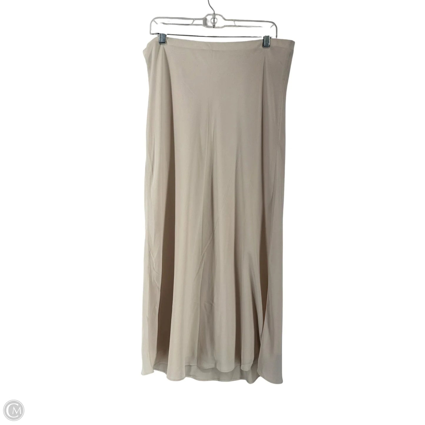 Skirt Maxi By Abercrombie And Fitch In Beige, Size: L