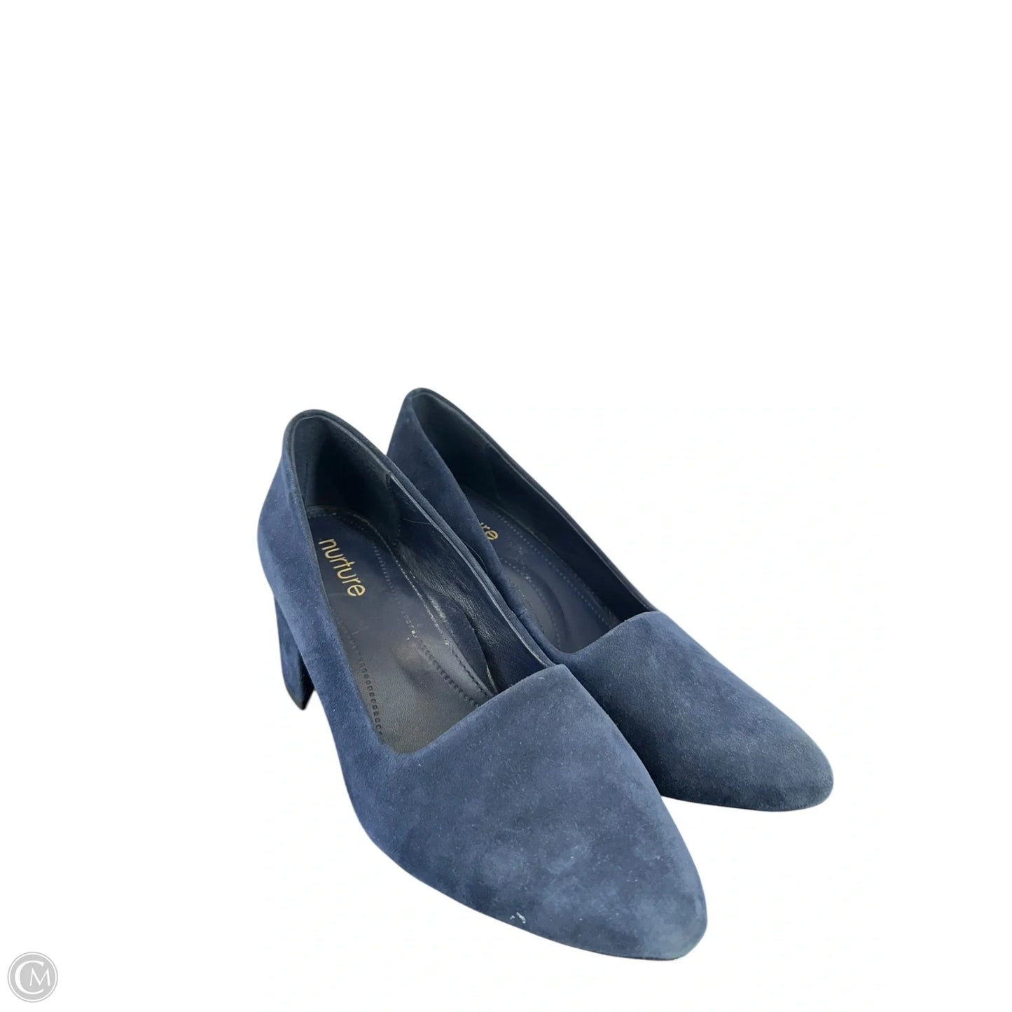 Shoes Heels Block By Nurture In Blue, Size: 6